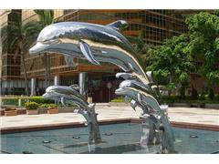 房地产雕塑 海豚雕塑
